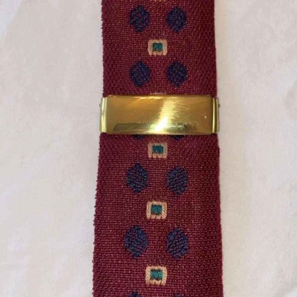 Coach burgundy suspenders, adjustable black leather button tans One Size - Picture 7 of 8